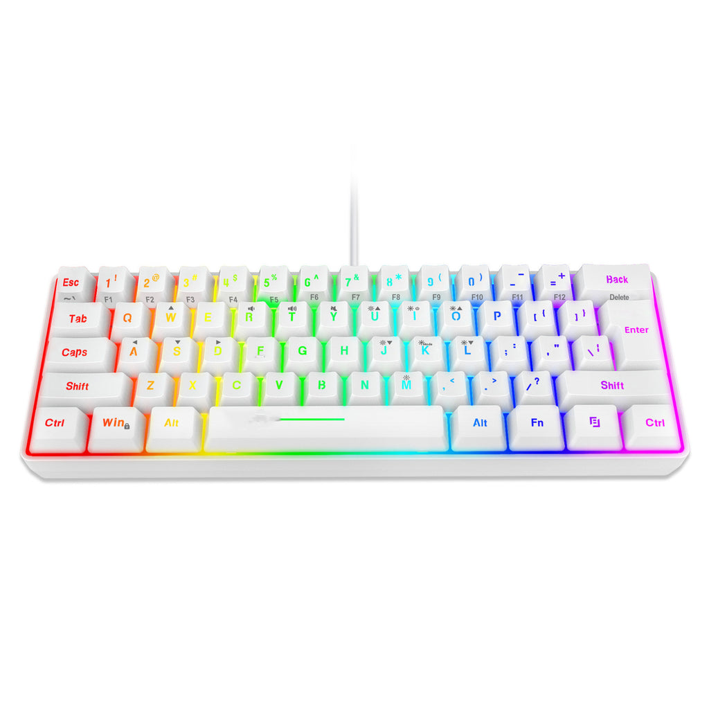 61-Key RGB Compact Gaming Keyboard
