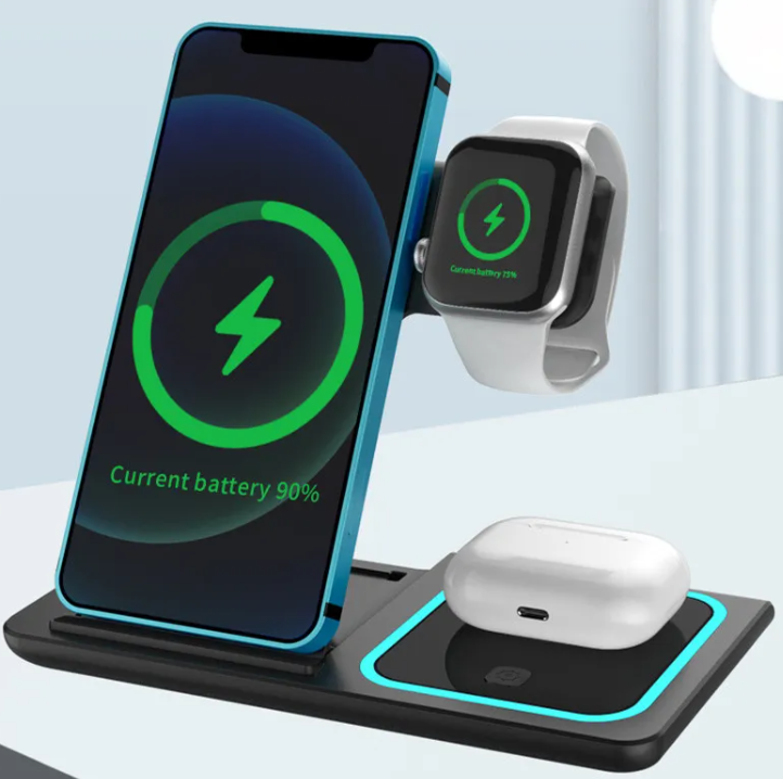 3-in-1 Foldable Wireless Charging Station