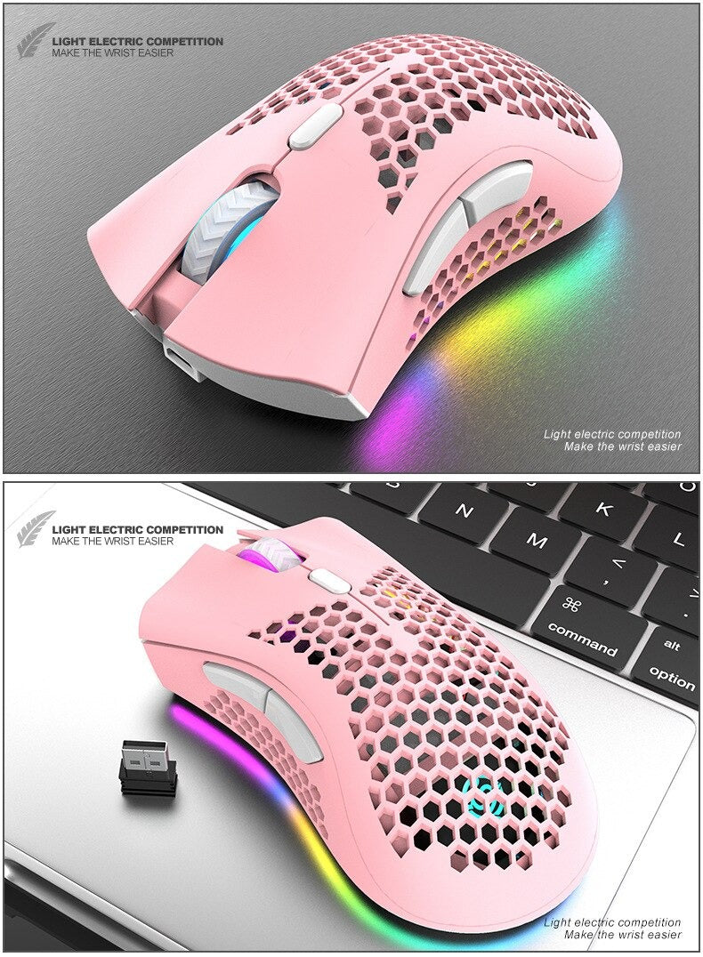 BM600 Rechargeable RGB Wireless Gaming Mouse