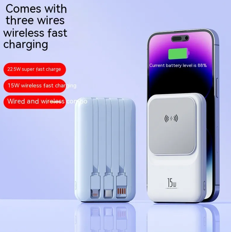 10,000mAh Magnetic Wireless Power Bank