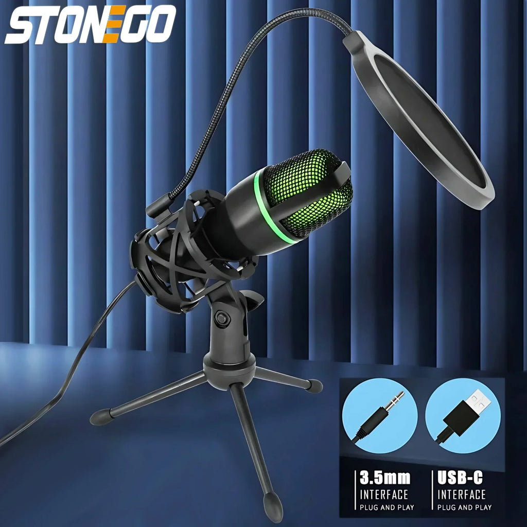 RGB USB Condenser Microphone Kit