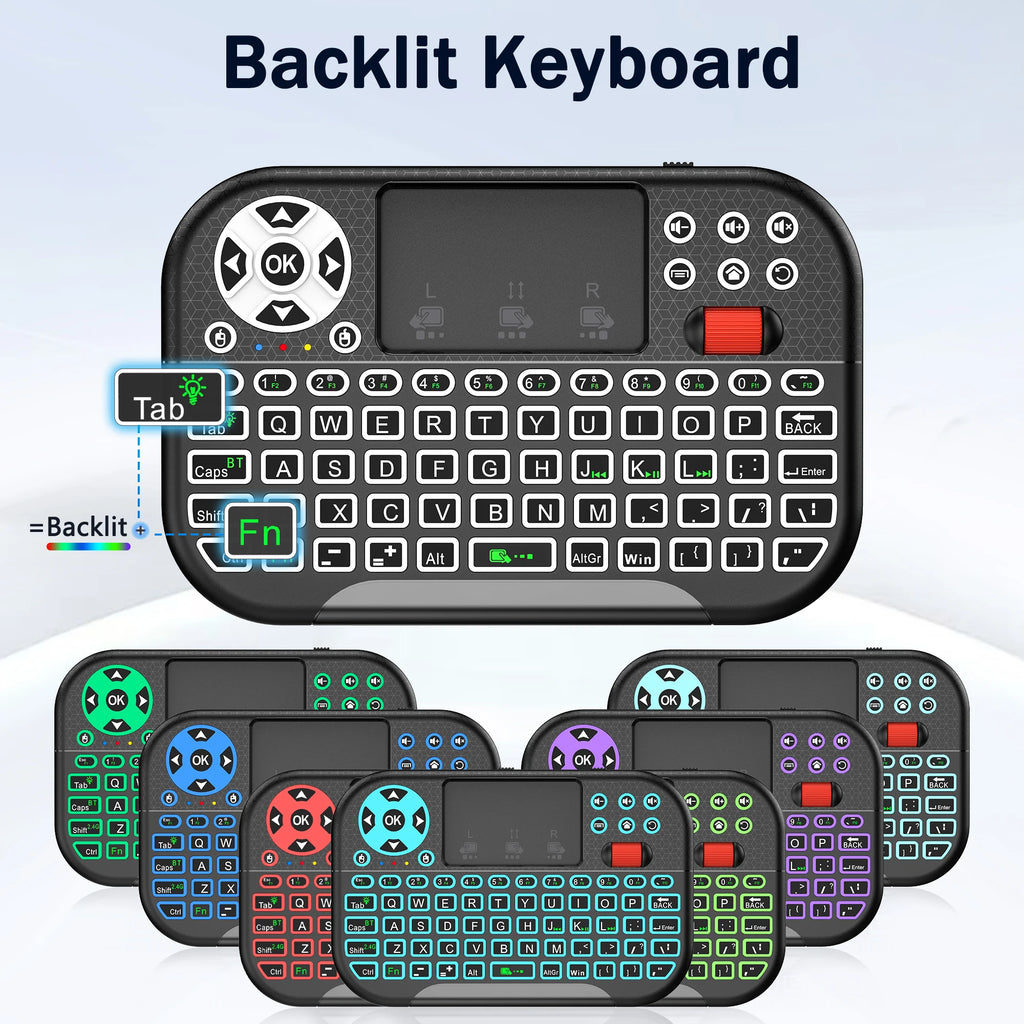 Mini Wireless Keyboard with Touchpad