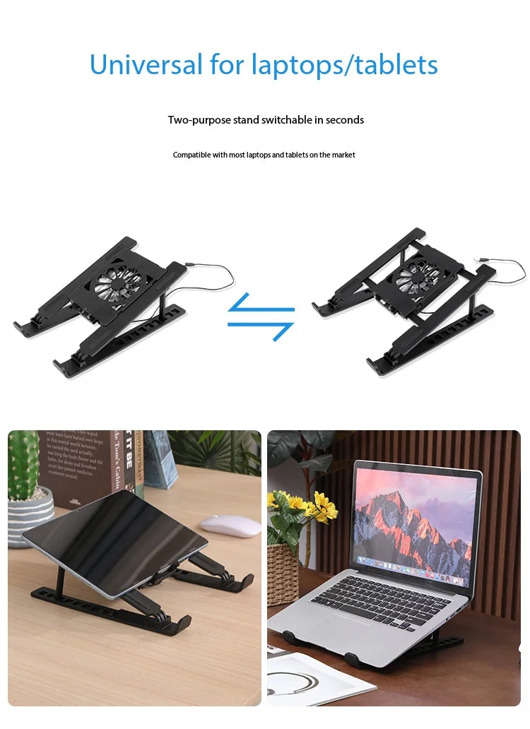 Adjustable Foldable Laptop & Tablet Stand