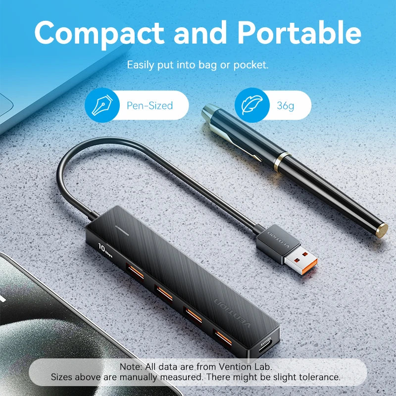 5-Port 10Gbps USB 3.2 Hub