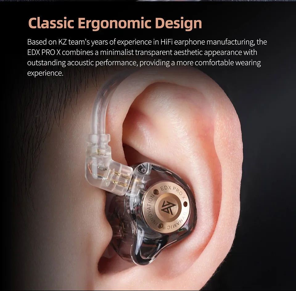 KZ EDX PRO X Hi-Fi Wired Earphones