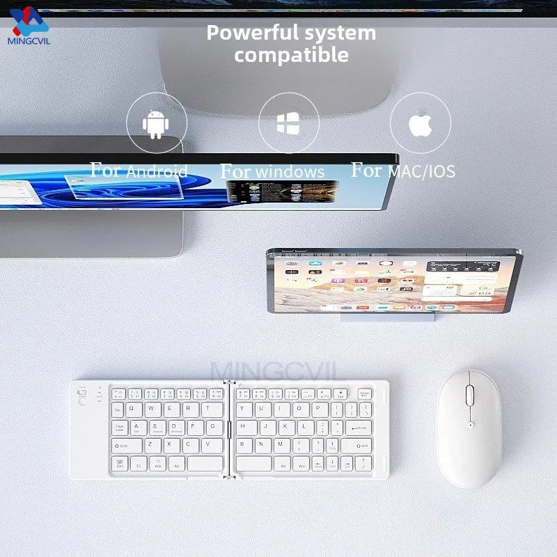 Foldable Bluetooth Travel Keyboard