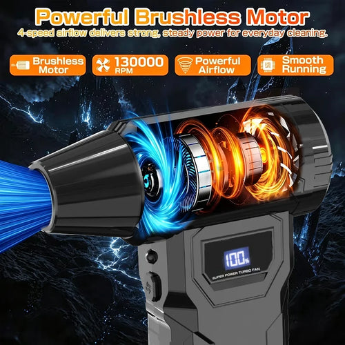 130,000 RPM Rechargeable Air Duster