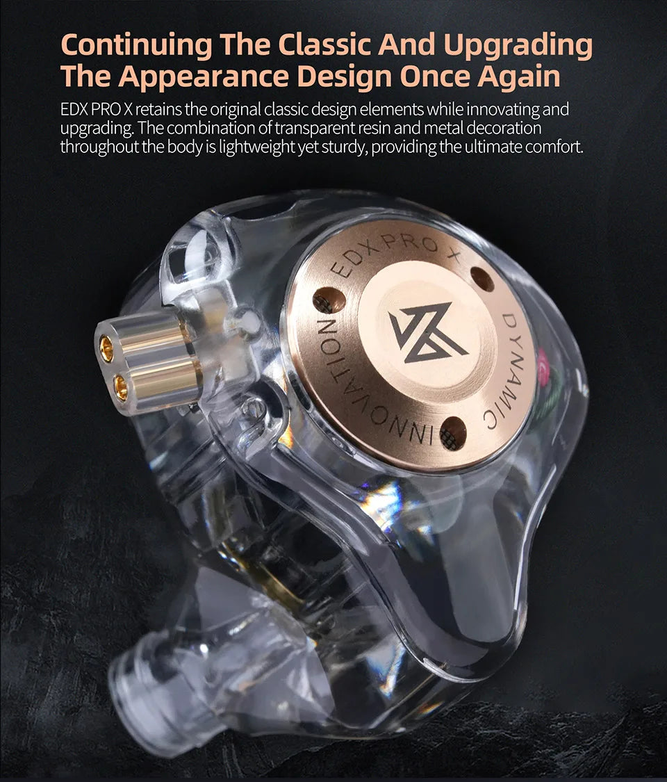 KZ EDX PRO X Hi-Fi Wired Earphones