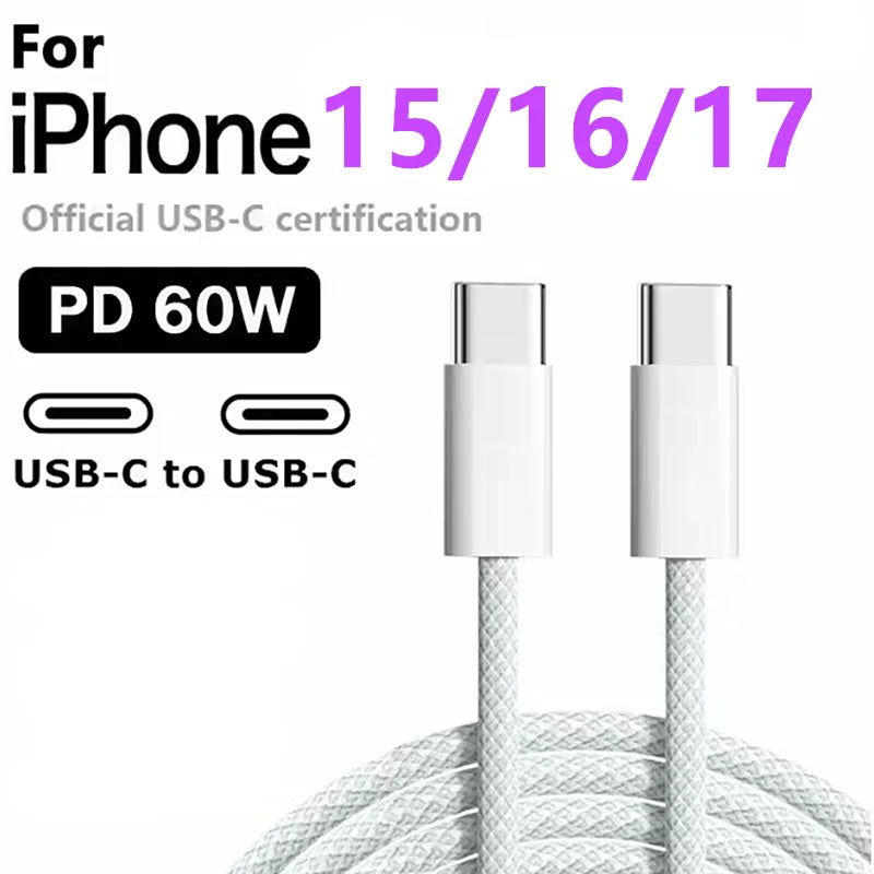 60W USB-C Fast Charging Cable