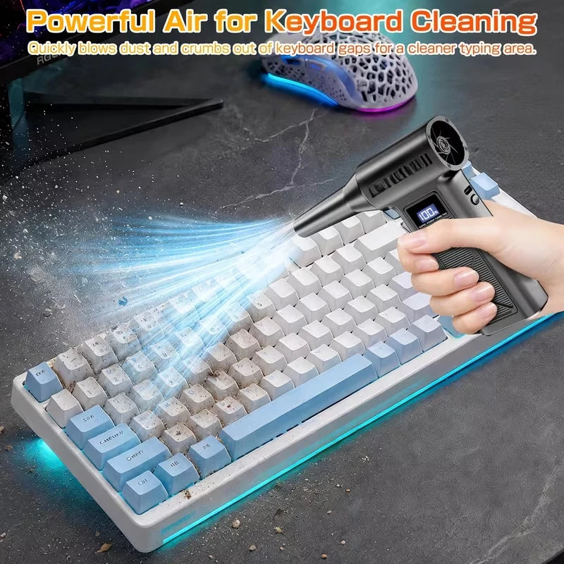 130,000 RPM Rechargeable Air Duster