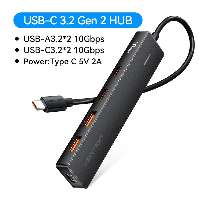 5-Port 10Gbps USB 3.2 Hub