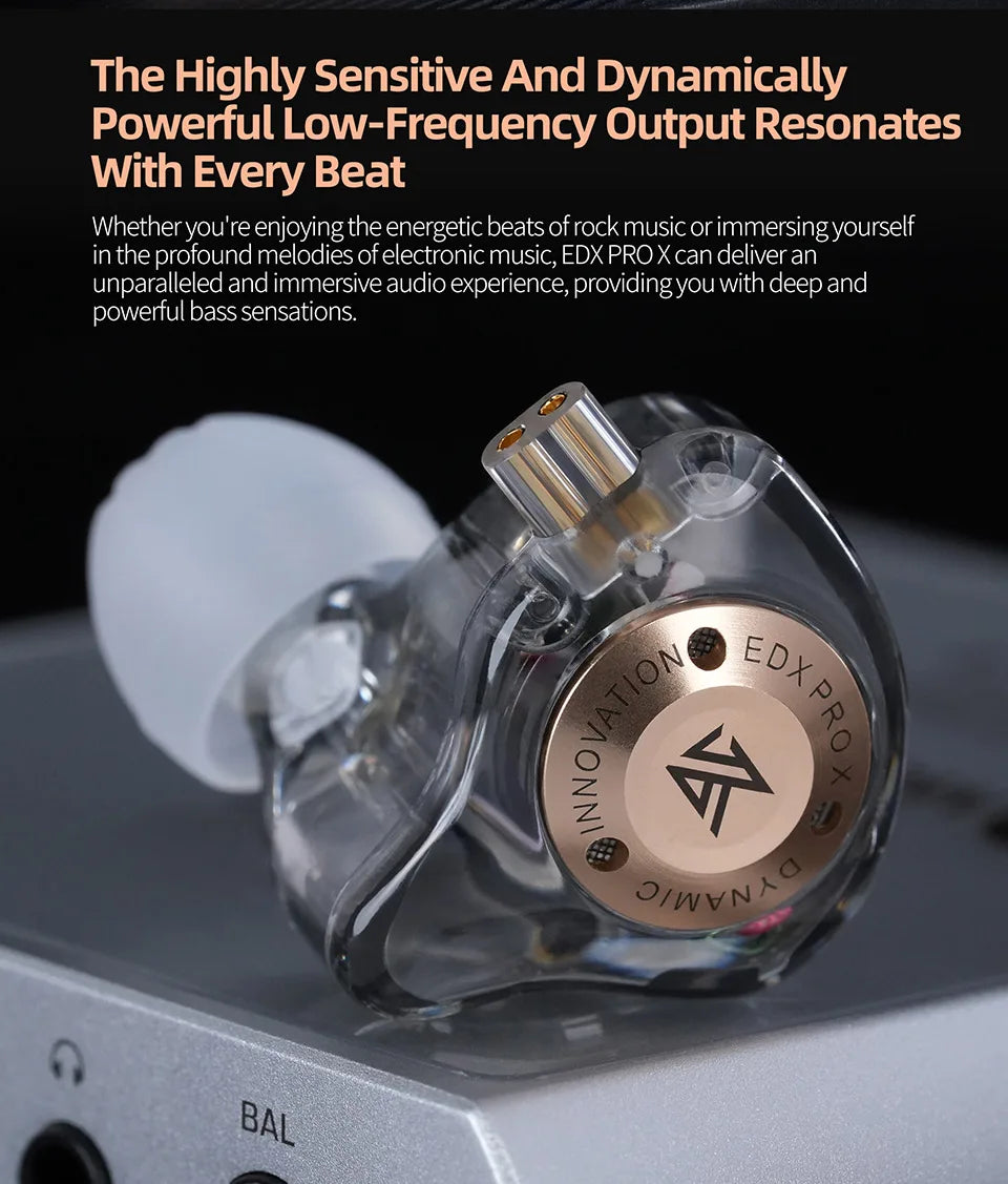 KZ EDX PRO X Hi-Fi Wired Earphones