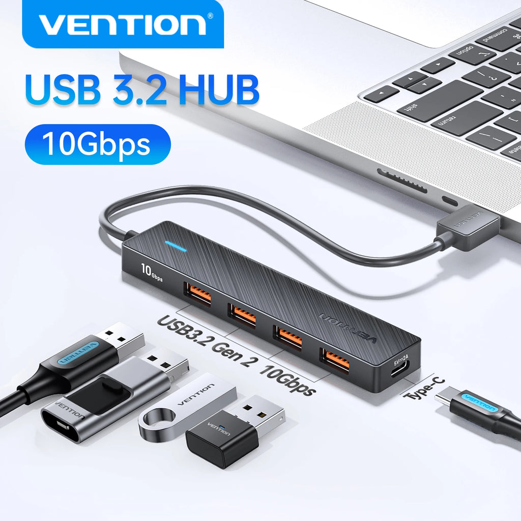 5-Port 10Gbps USB 3.2 Hub