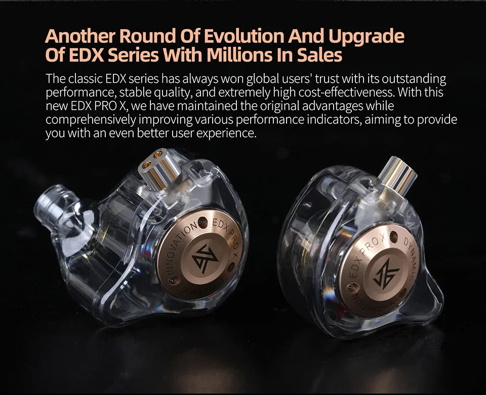 KZ EDX PRO X Hi-Fi Wired Earphones
