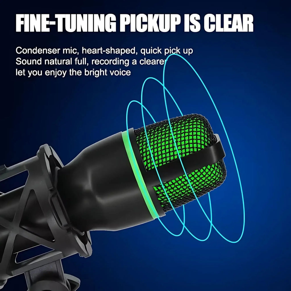 RGB USB Condenser Microphone Kit