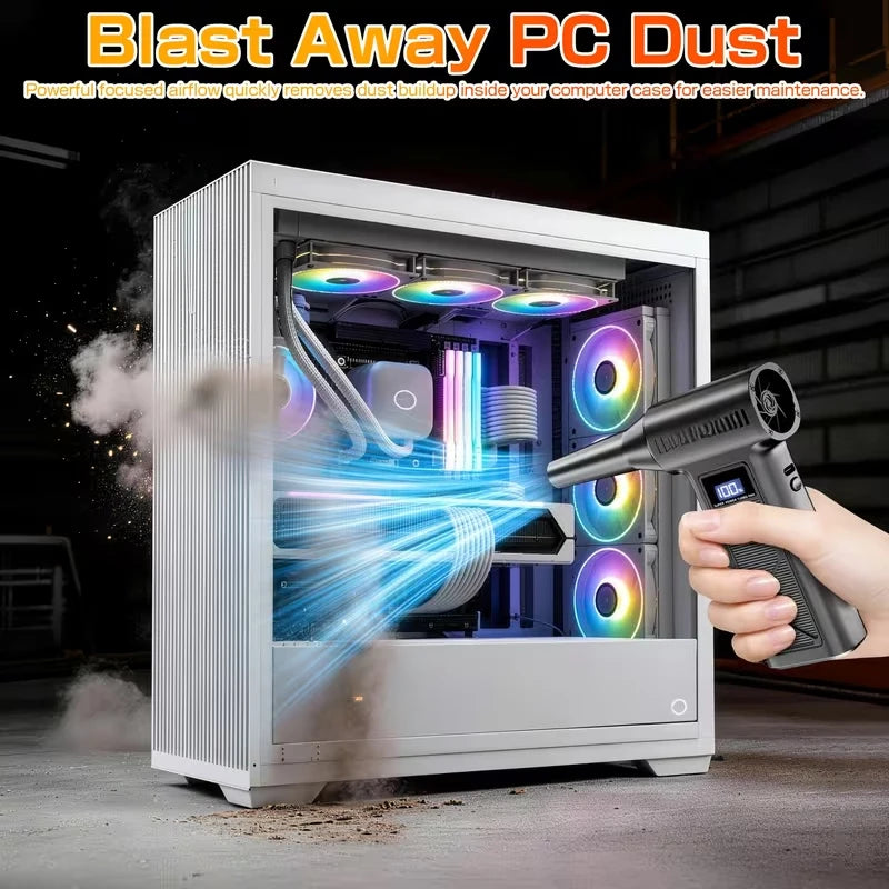 130,000 RPM Rechargeable Air Duster