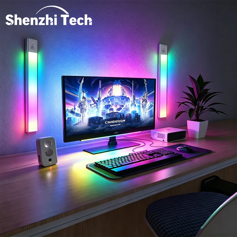 Magnetic RGB Motion Sensor Light Bar