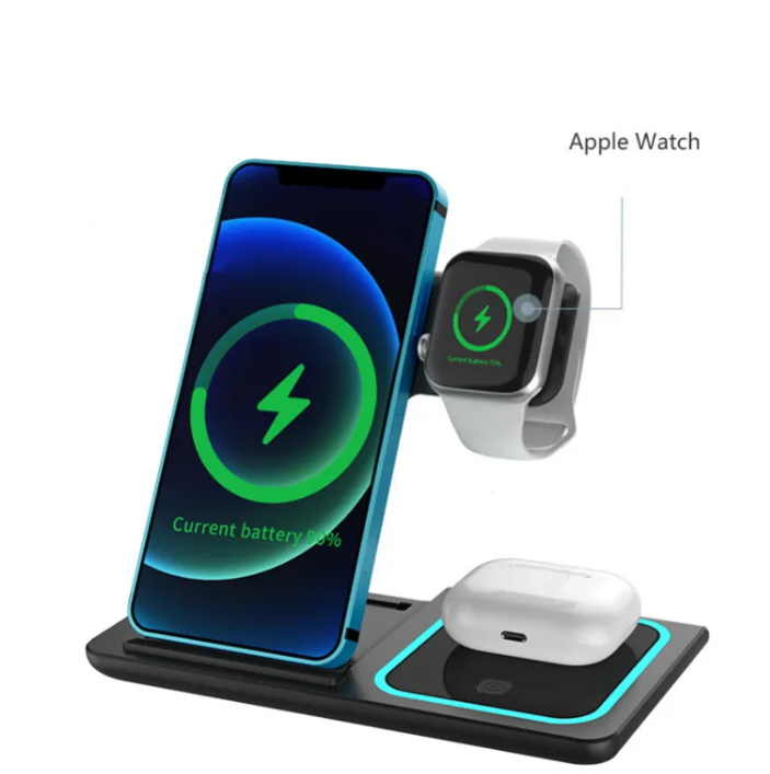 3-in-1 Foldable Wireless Charging Station
