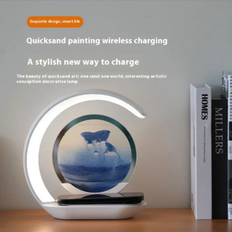 Sand Art Wireless Charging Lamp