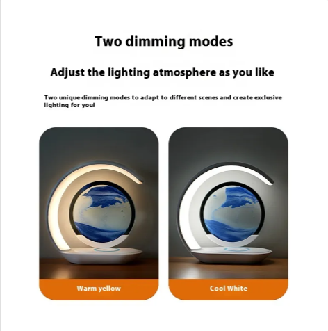 Sand Art Wireless Charging Lamp